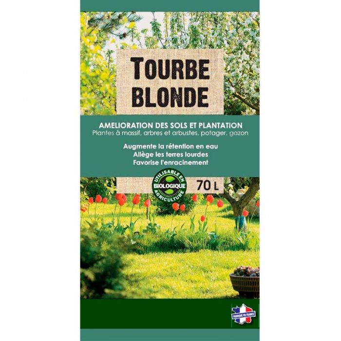 Tourbe blonde 70 L - Le Comptoir Vert