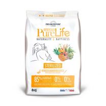 Aliment complet sans céréale pour chats stérilisés 8KG - PureLife