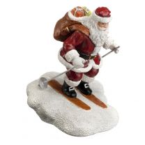 Figurine - Père Noël au Ski